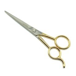 Gold Hairdressing Scissors, 5 ½ inches