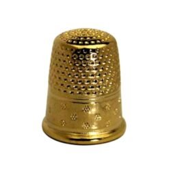 Fleuret Provincial French Gold Thimbles, Large