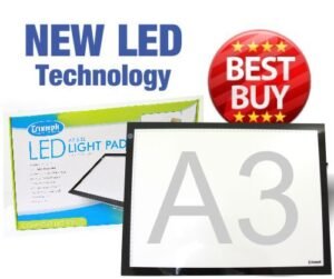 A3 LED Super Slim Light Pad with bonus carry bag