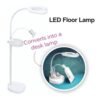 LED Floor Table Magnifier Lamp with Clamp & Tray