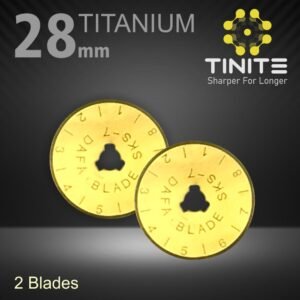 Titanium Nitride 28mm Rotary Blades
